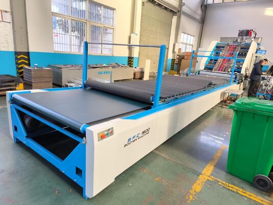 Máy cán màng sóng 5 lớp tốc độ cao, cán giấy từ giấy sang giấy với điều khiển Servo để cán giấy sóng nhiều lớp