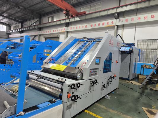 Máy Laminating Flute tự động tốc độ cao 5 lần với tốc độ 160 mét/phút và điều khiển động cơ servo