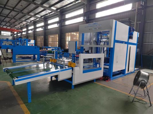 Máy Laminator Flute Lithi Laminating Used Auto Flip Flop Pallet Stacker Machine cho ván lợp