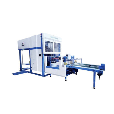 Phụ kiện Máy xếp chồng lật tự động hai cọc DS với Máy cán màng sóng