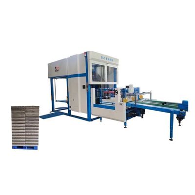 Máy làm mỏng giấy Flute Box tự động với Flip Flop Stacker cho Palletizing