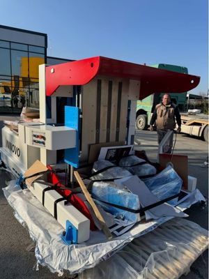 Máy quay đống hiệu suất cao để loại bỏ bụi và điều chỉnh không khí trong in ấn và đóng gói để cải thiện