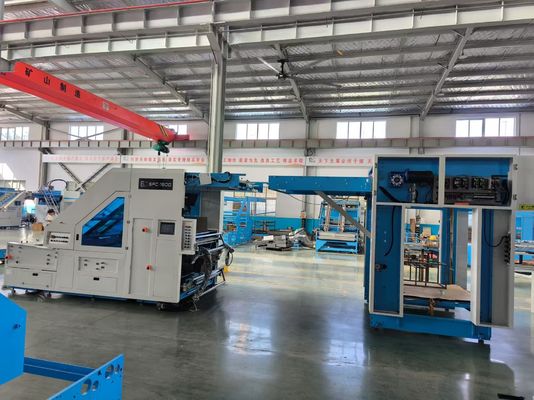 Máy cán màng tấm lên tấm độ chính xác cao cho giấy sóng với điều khiển và hiệu chỉnh servo tự động