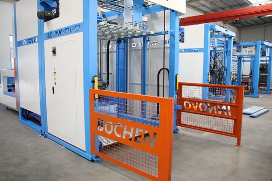 Máy xếp chồng pallet lật tự động hoàn toàn cho ván sóng 12000PCS/Giờ