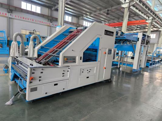 Máy cán màng tấm lên tấm độ chính xác cao cho giấy sóng với điều khiển và hiệu chỉnh servo tự động