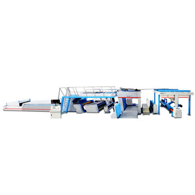 Máy laminated Inline Single Facer có tốc độ cao có tính năng cho ăn cuộn và độ chính xác laminating chính xác cho sản xuất bao bì
