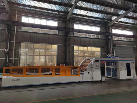 Động cơ Servo Sheet To Sheet Máy cán sáo Giấy bìa cứng sóng tự động