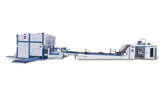 Tự động tốc độ cao Flute laminator ván lồi và Flip Flop Stacker Line