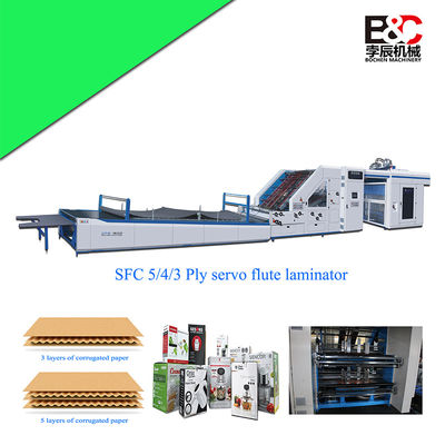 Servo loại 5 Ply tự động Flute Laminating Machine cho lốp
