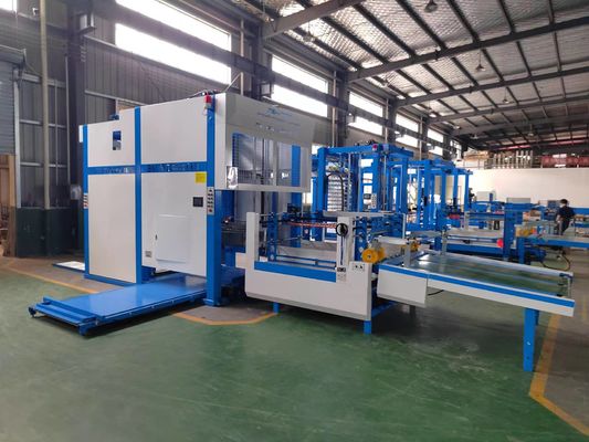 Tự động giấy đúc lỏng Flip Flop pallet stacker và thu thập máy