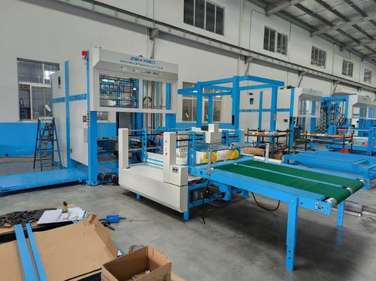 Máy xếp chồng lật tự động tốc độ cao sản xuất bìa carton sóng với máy dán sóng hoàn toàn tự động